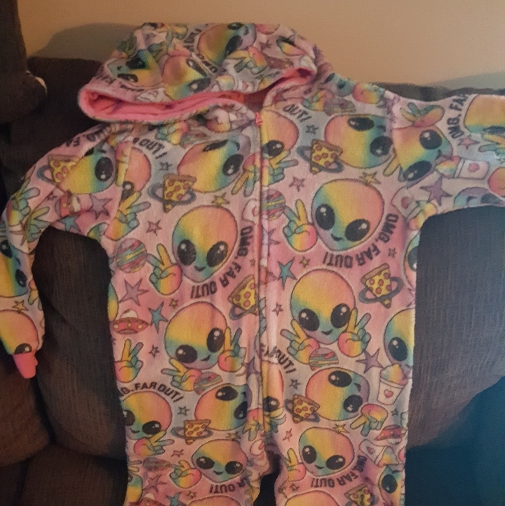 Onesie fleece pajamas